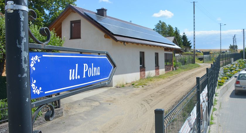 Zdjęcie ul. Polna w Borowym Młynie