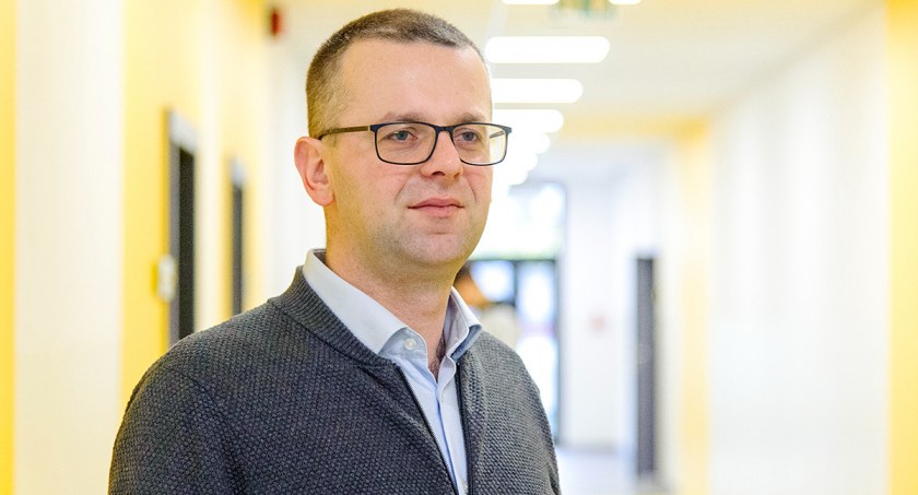 Jan Kamiński dyrektor Powiatowego Centrum Edukacji Zawodowej w Bytowie
