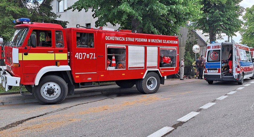Foto. OSP Brzeźno Szlacheckie