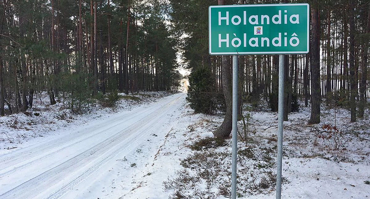 Foto: Kurier Bytowski.  Holandia jest aktualnie częścią wsi Borzyszkowy. Gmina Lipnica chce by stała się kolonią.