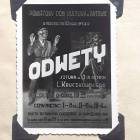 Plakat jednego z przedstawień w Domu Kultury w Bytowie