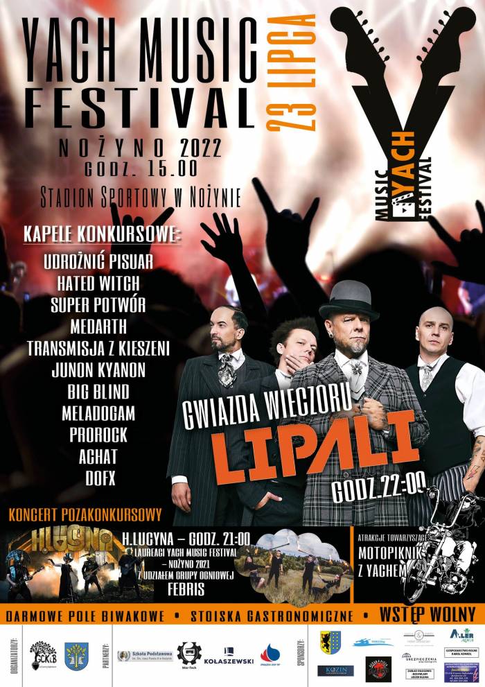 Zdjęcie przedstwaiające plakat Yach Music Festival 2022
