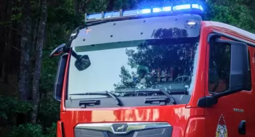 Zapaliło się koło naczepy z cysterny. Interweniowali strażacy