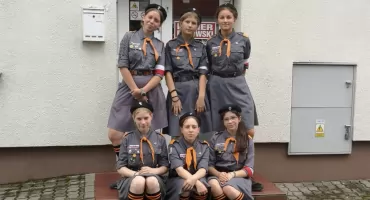 Harcerki meldują wykonanie zadania