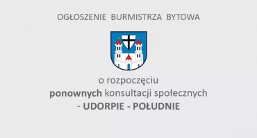 OGŁOSZENIE BURMISTRZA BYTOWA  o rozpoczęciu ponownych konsultacji społecznych
